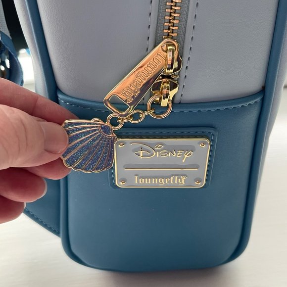 Loungefly Disney Ariel Stained Glass Backpack New - Picture 9 of 10